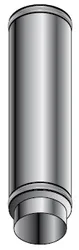 Dubbelwandige rookgasbuis, Isoleco DP 25 602, Ø300mm, Ø500mm